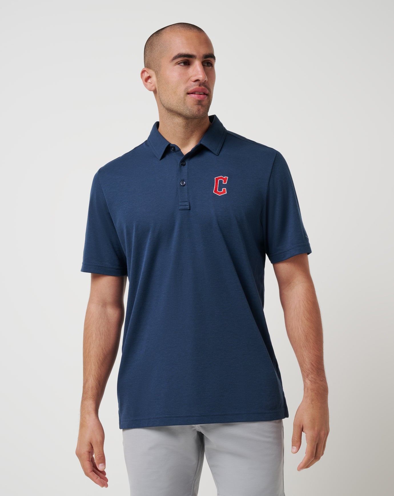 TravisMathew | Cleveland Guardians Playoff Pitch Polo - Navy