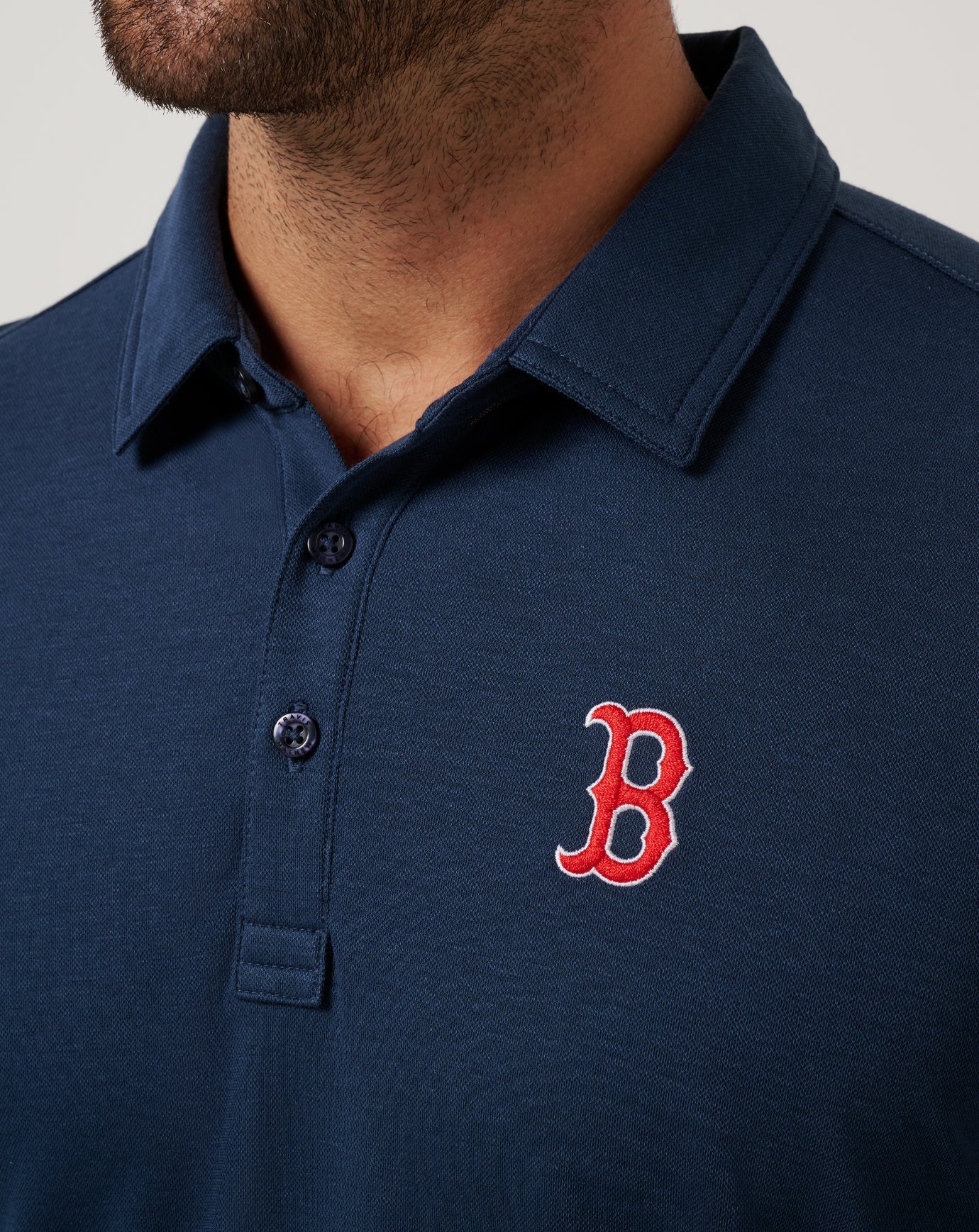 TravisMathew | Boston Red Sox Playoff Pitch Polo - Navy