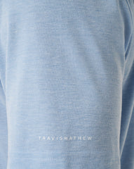 TravisMathew | Texas Rangers Playoff Pitch Polo - Heather Blue