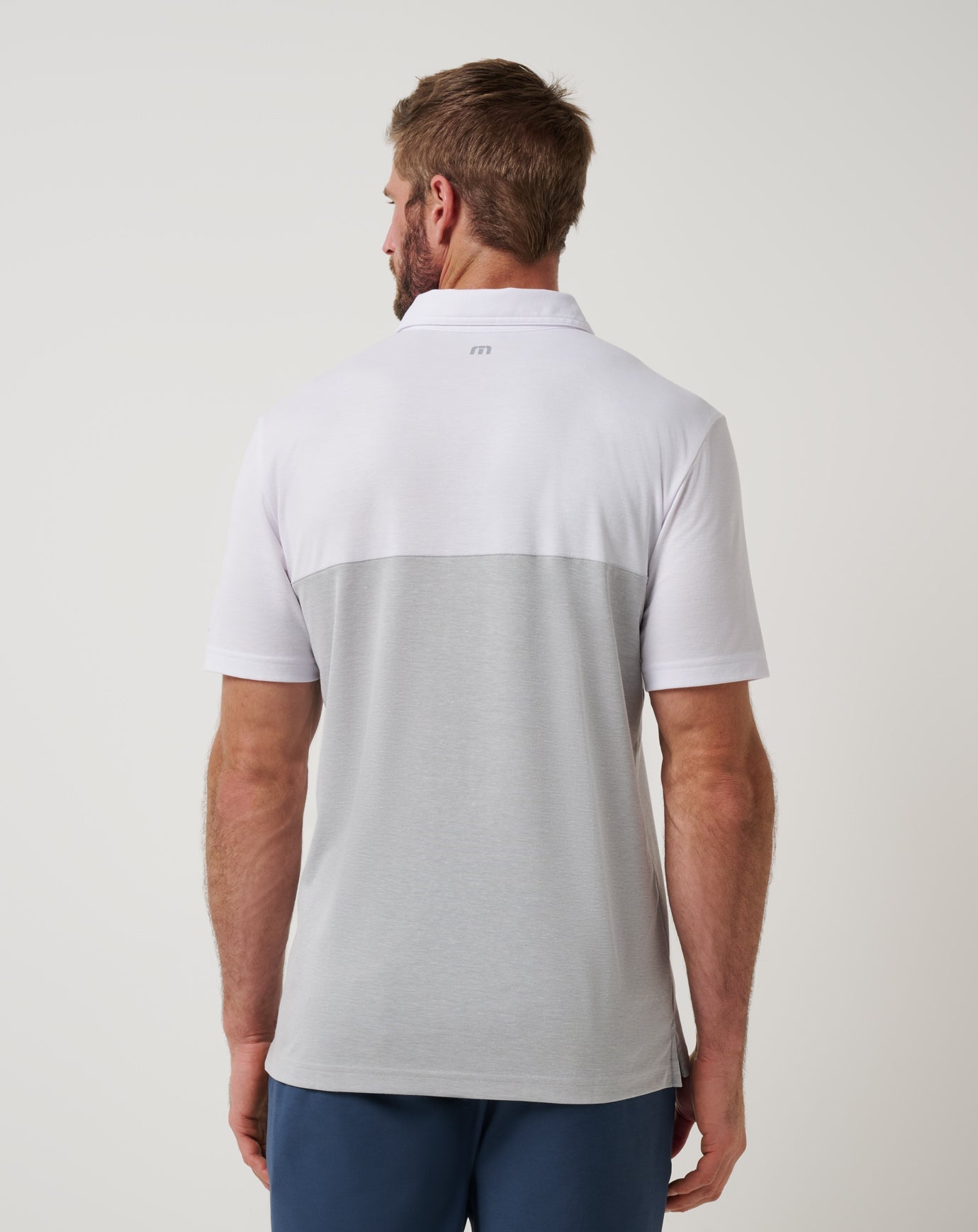 TravisMathew | Kansas City Royals Home Run Leader Polo - White/Heather Grey