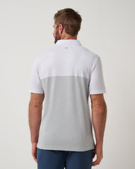 TravisMathew | Kansas City Royals Home Run Leader Polo - White/Heather Grey