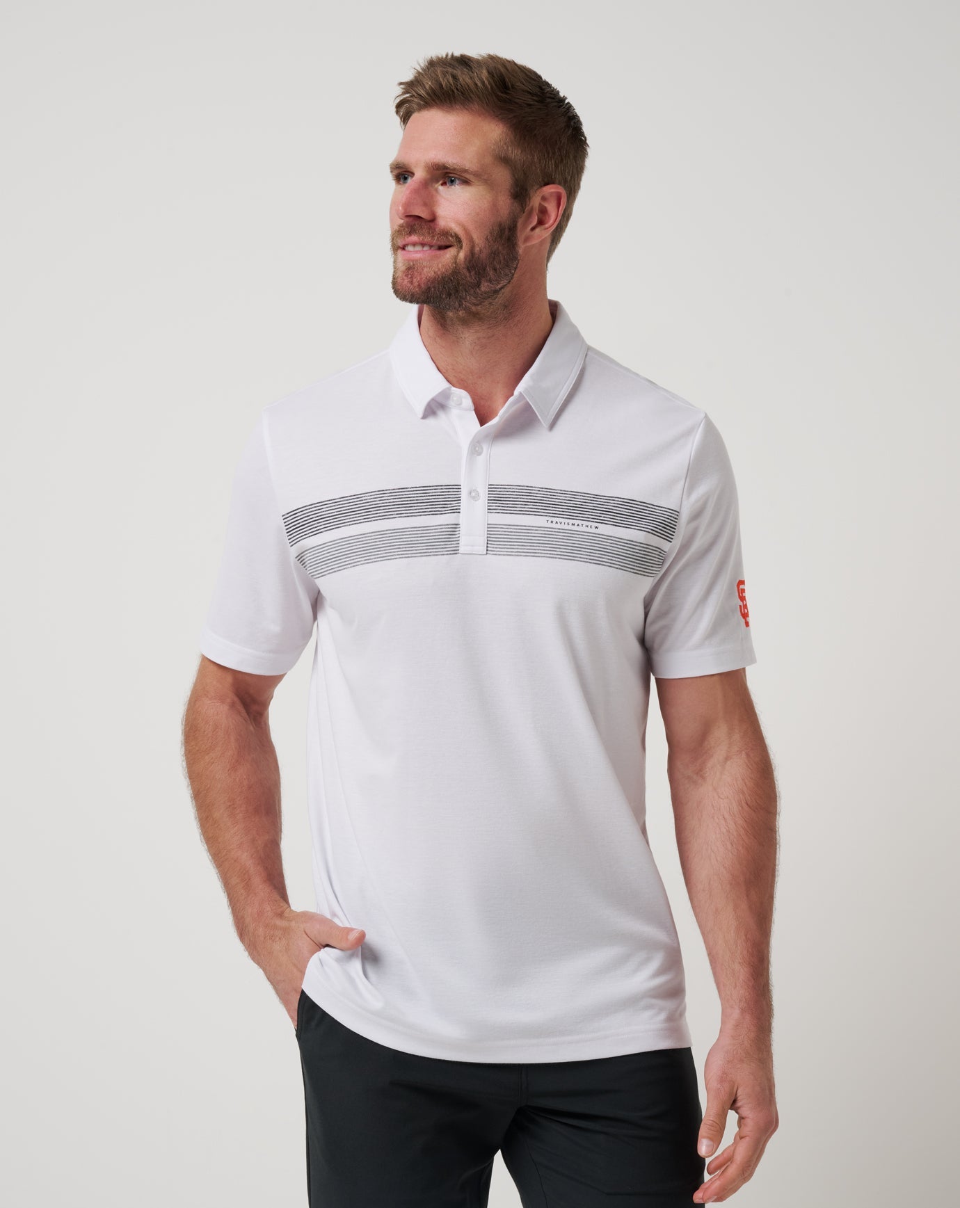 TravisMathew | San Francisco Giants Top Recruit Polo - White