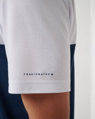 TravisMathew | New York Yankees Home Run Leader Polo - White/Navy