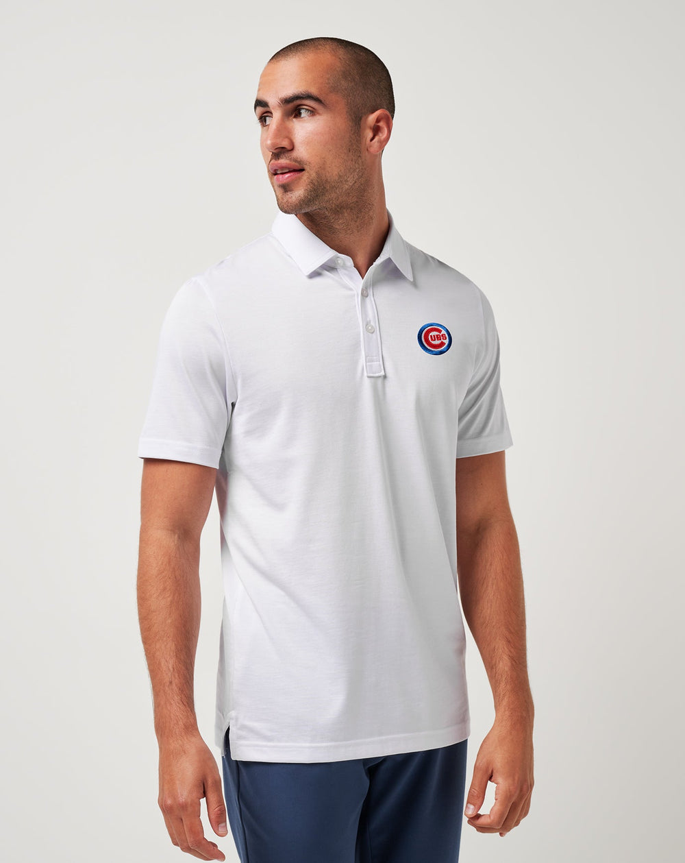 TravisMathew | Chicago Cubs The Zinna Polo - White