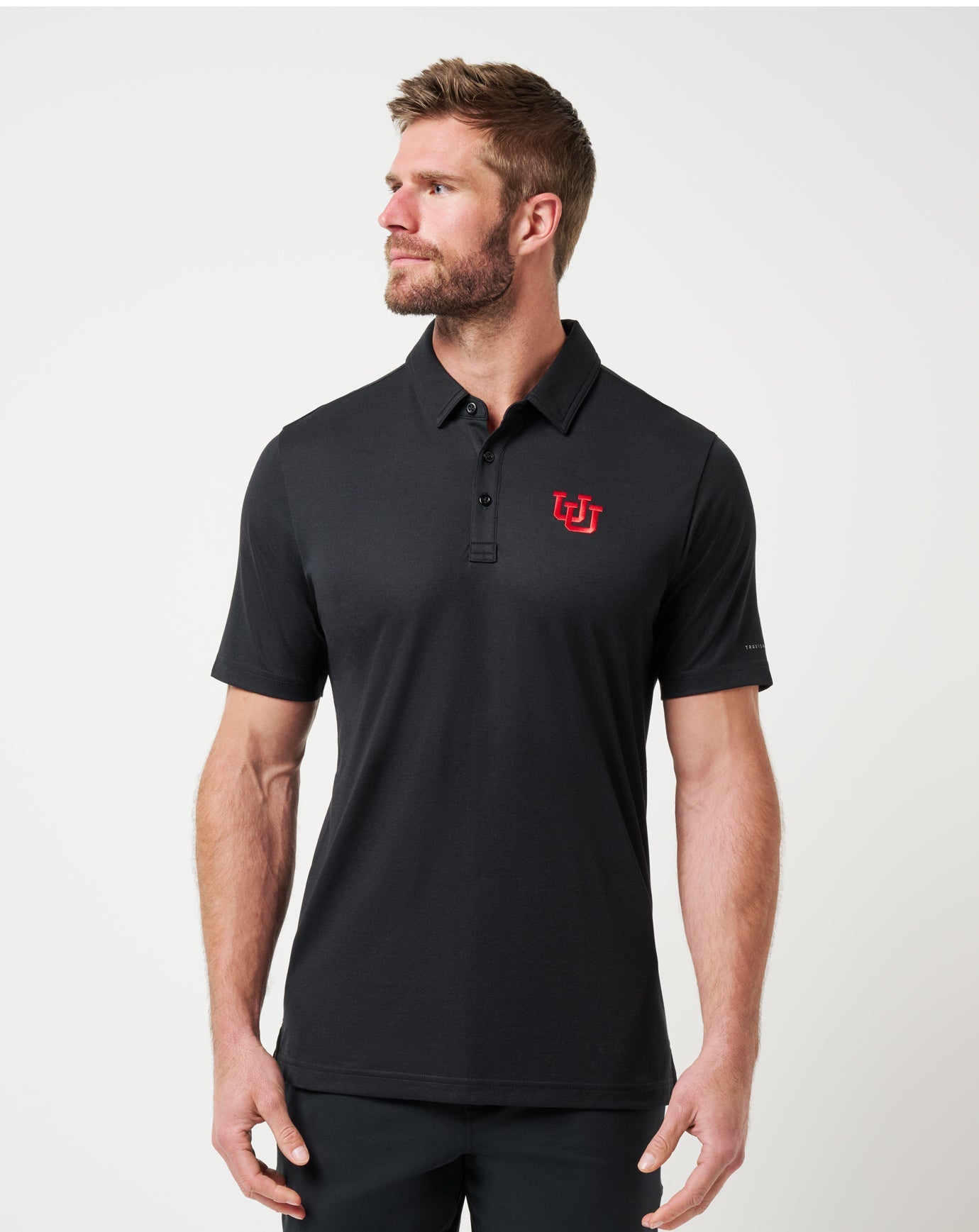 TravisMathew | Utah School Pride Polo - Black