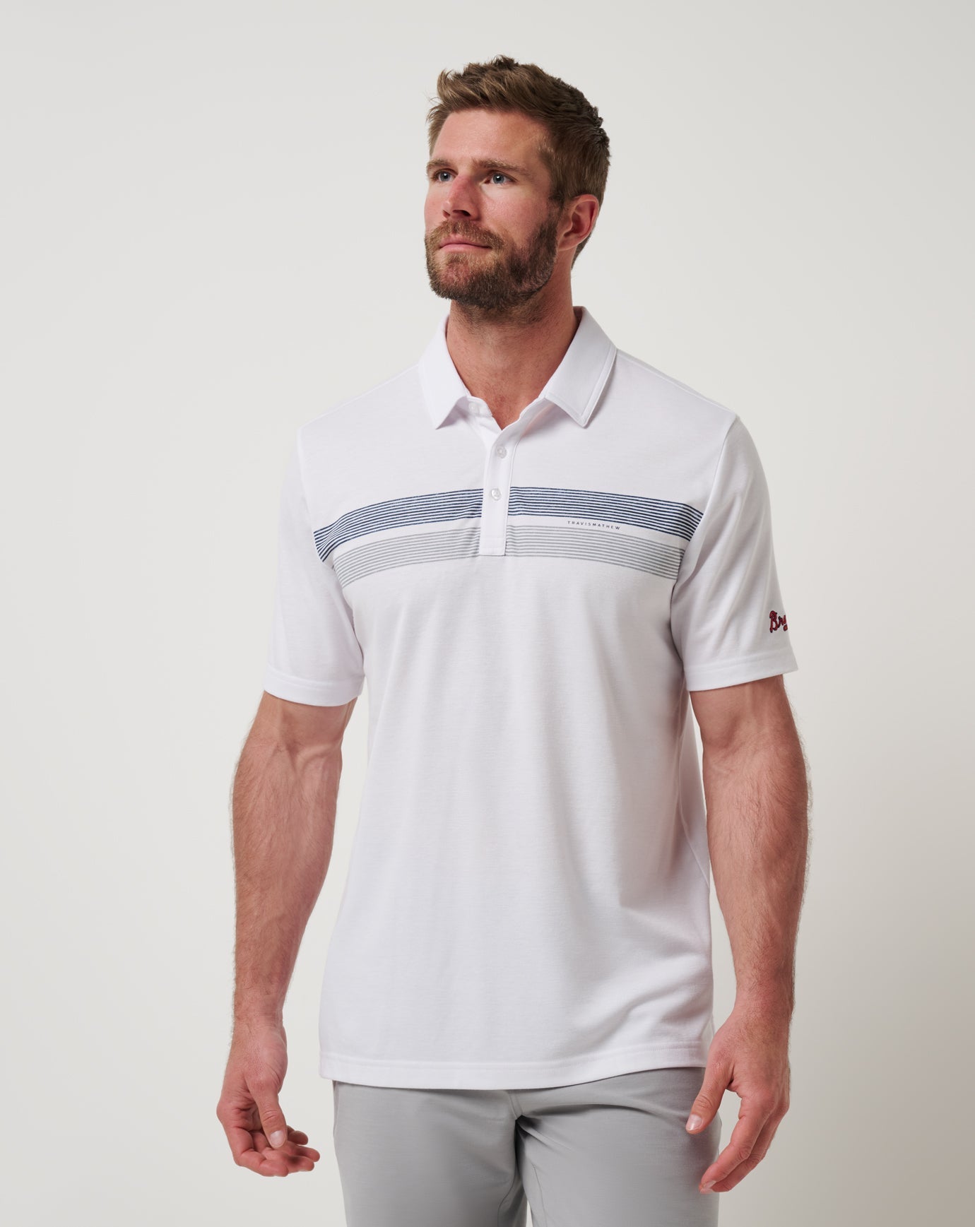 TravisMathew | Atlanta Braves Top Recruit Polo - White