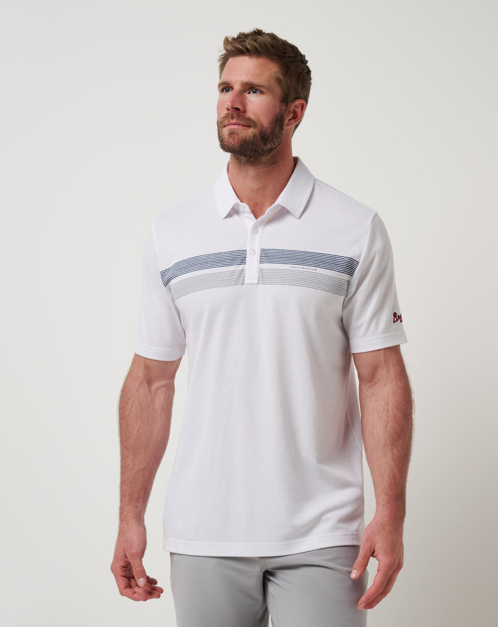 TravisMathew | Atlanta Braves Top Recruit Polo - White