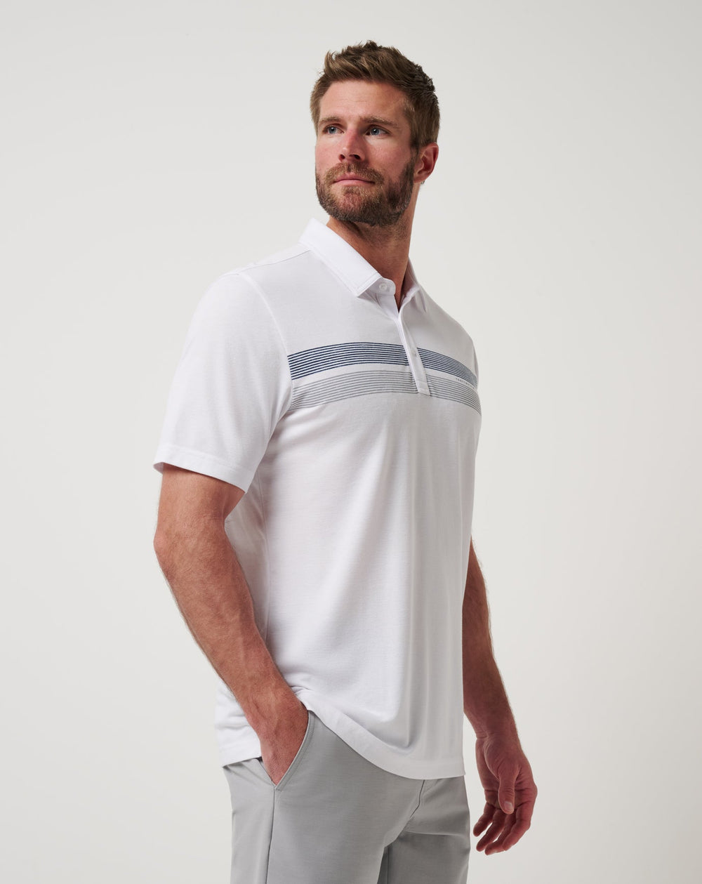 TravisMathew | Atlanta Braves Top Recruit Polo - White