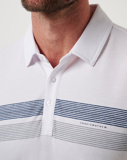 TravisMathew | Atlanta Braves Top Recruit Polo - White