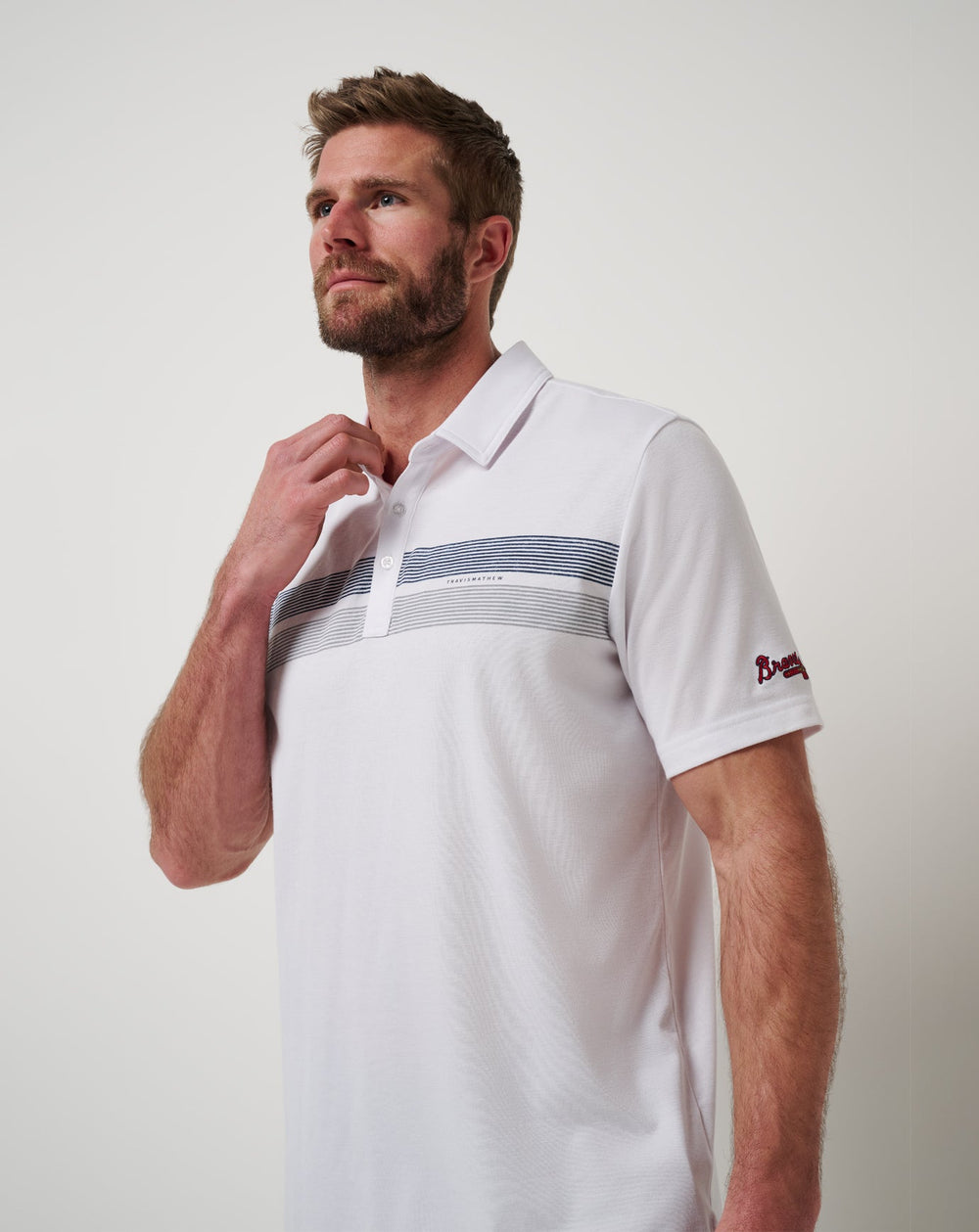 TravisMathew | Atlanta Braves Top Recruit Polo - White