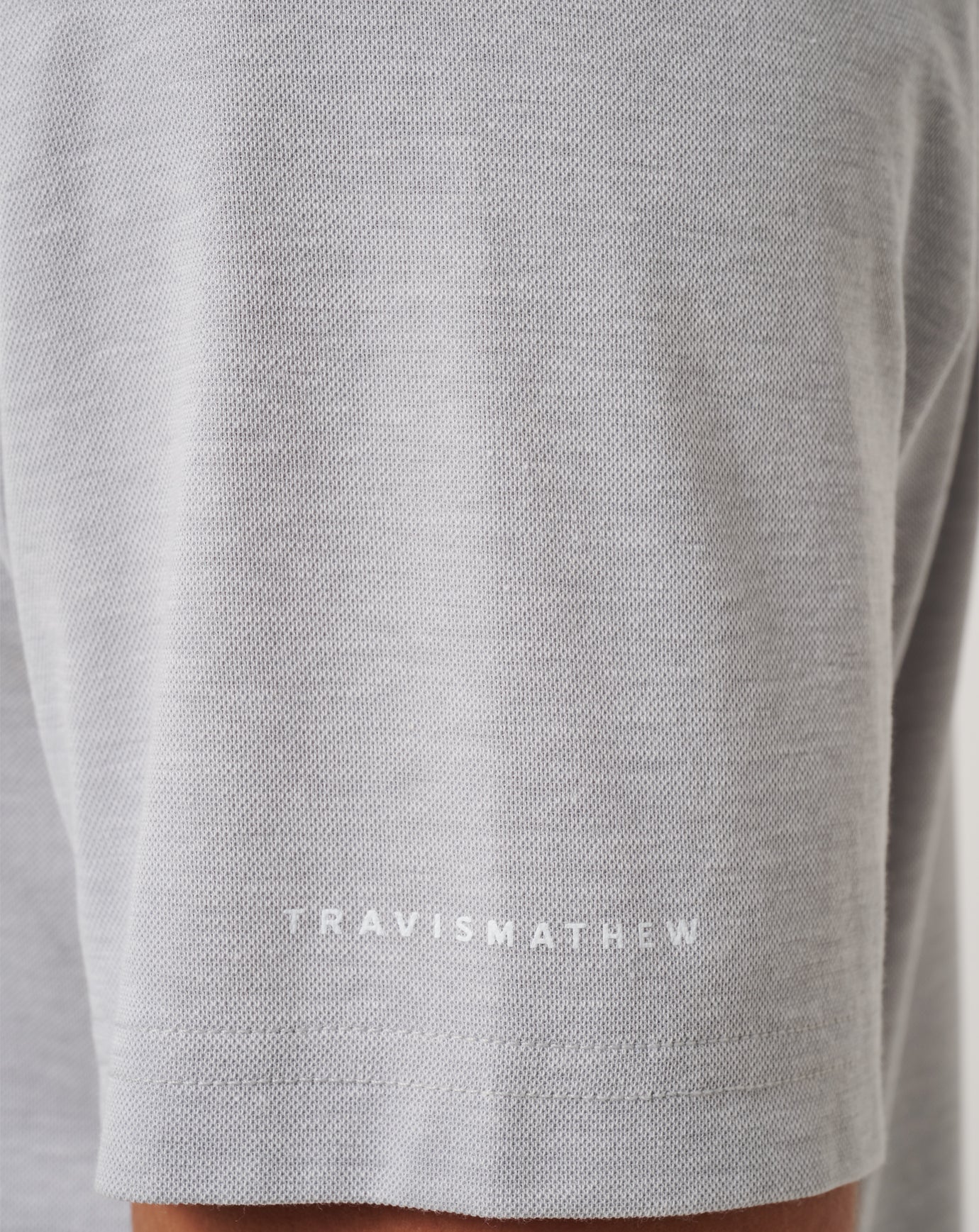 TravisMathew | Texas Rangers Playoff Pitch Polo - Heather Grey