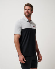 TravisMathew | New York Mets Home Run Leader Polo - Heather Grey/Black