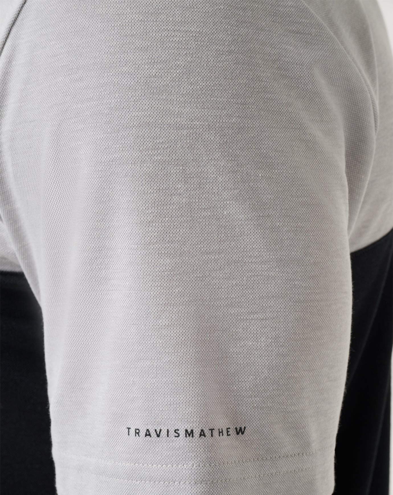 TravisMathew | New York Mets Home Run Leader Polo - Heather Grey/Black