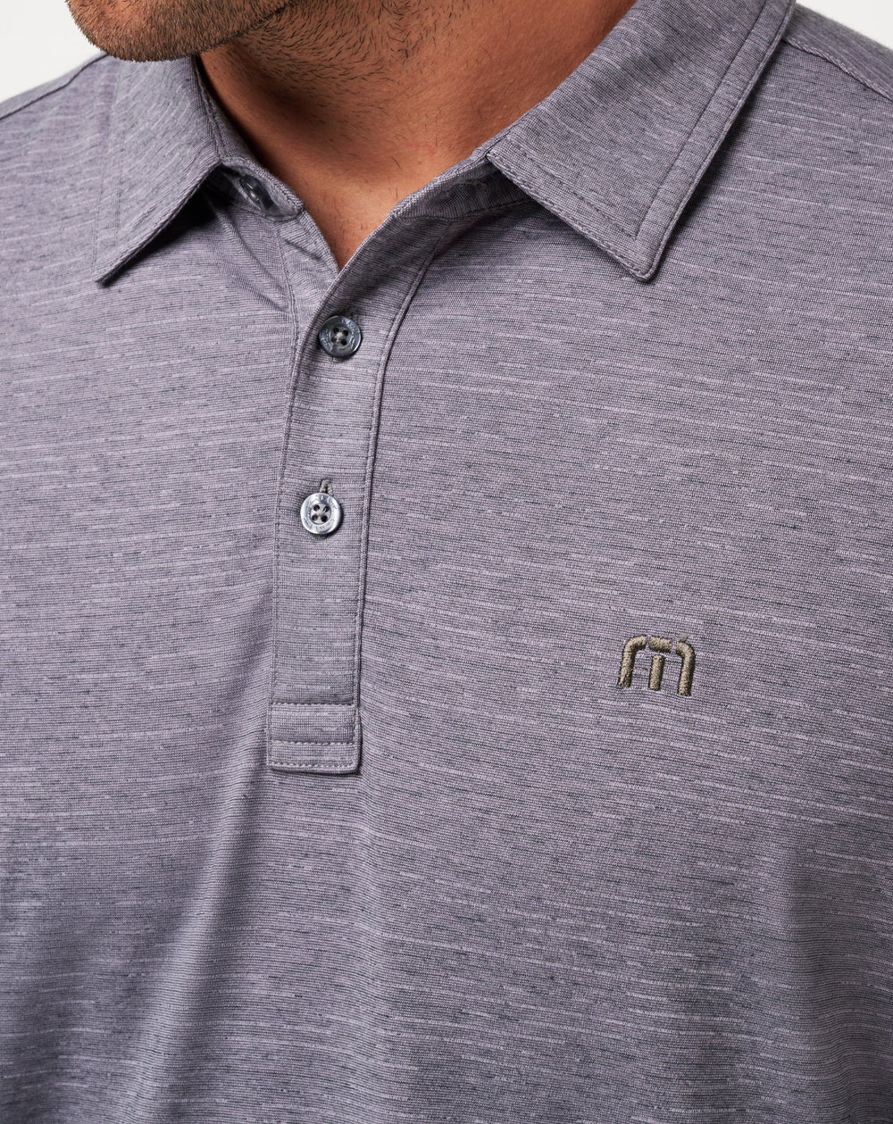 TravisMathew | USC The Heater Polo - Heather Microchip