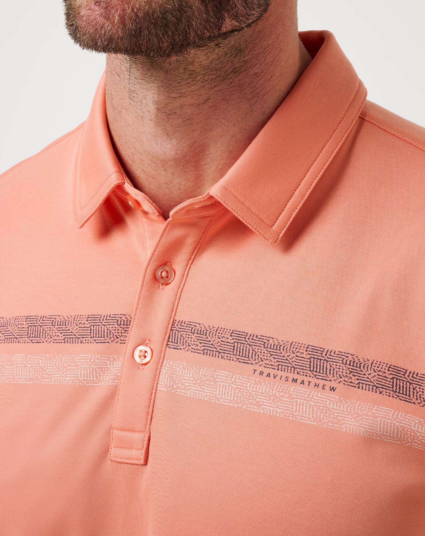 TravisMathew | Roaming Routes Polo - Terra Cotta