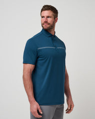 TravisMathew | Heater Pro Chest Stripe Polo - Titan