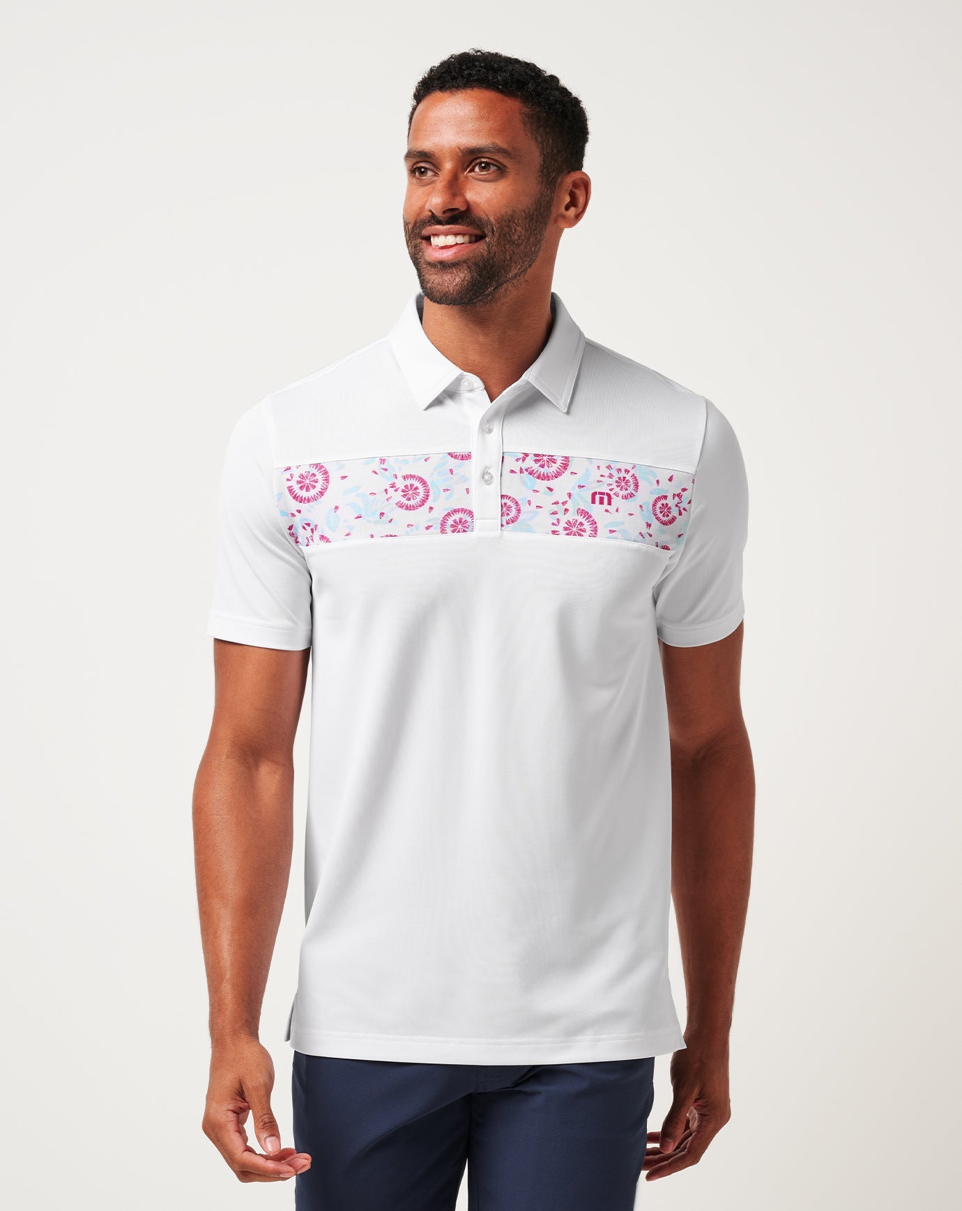 TravisMathew | Good Good Flourish Polo - White