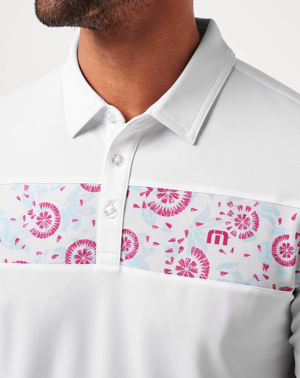 TravisMathew | Good Good Flourish Polo - White