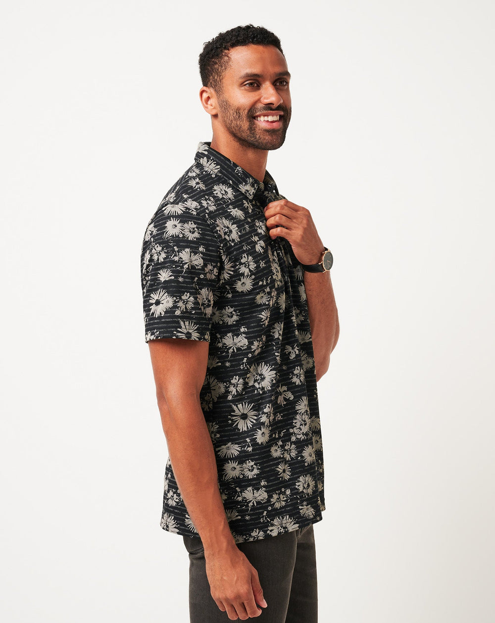 TravisMathew | Shaded Grove Polo - Black