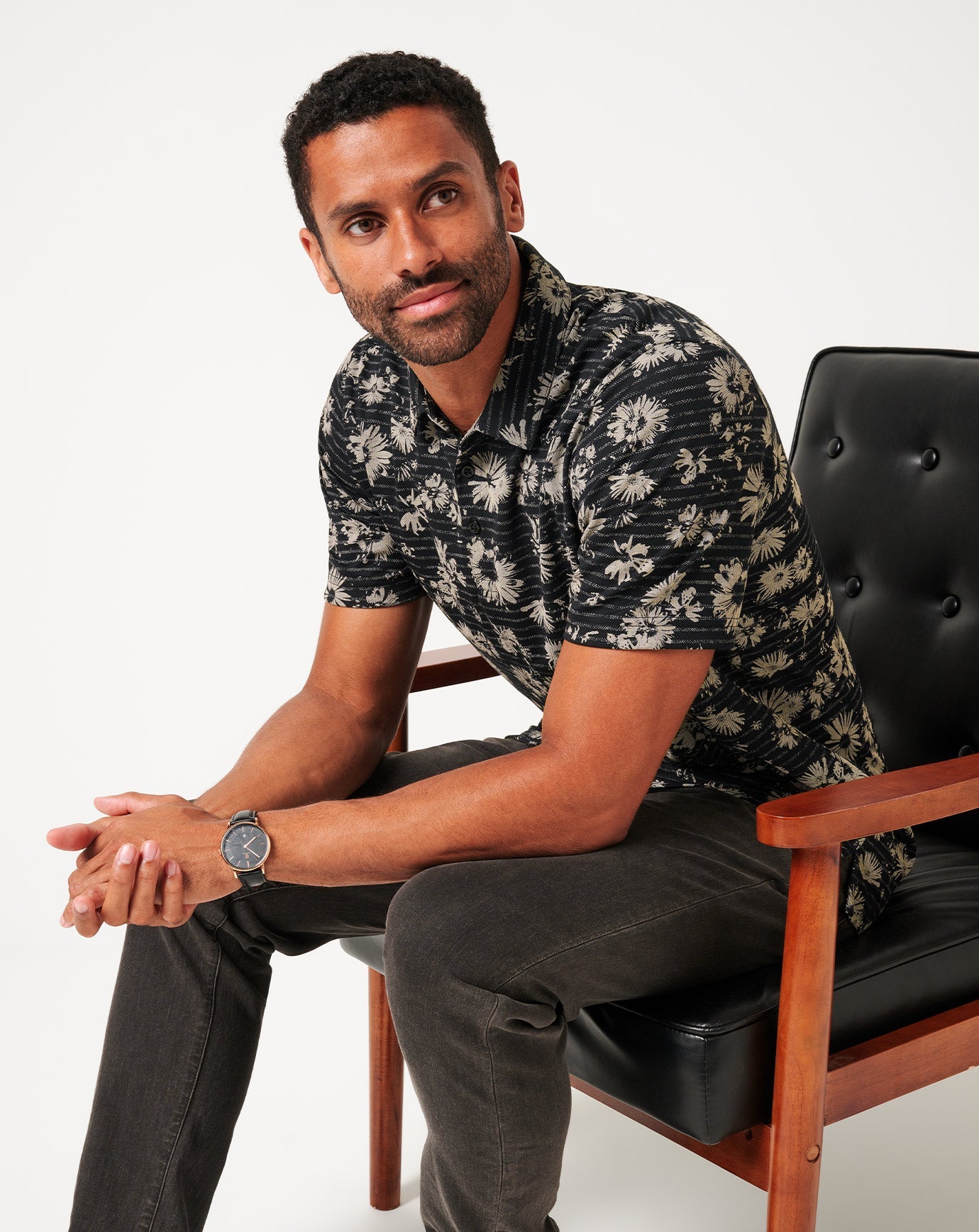 TravisMathew | Shaded Grove Polo - Black