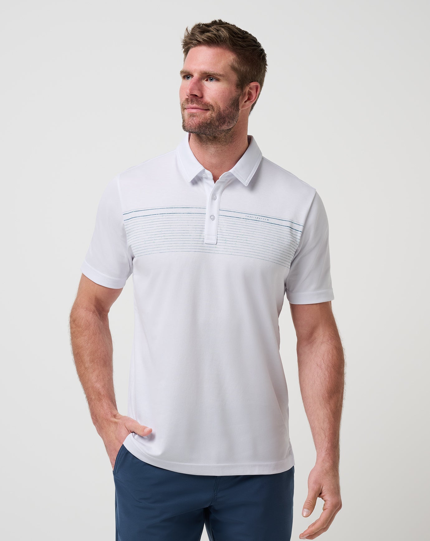 TravisMathew | Overstay Polo - White