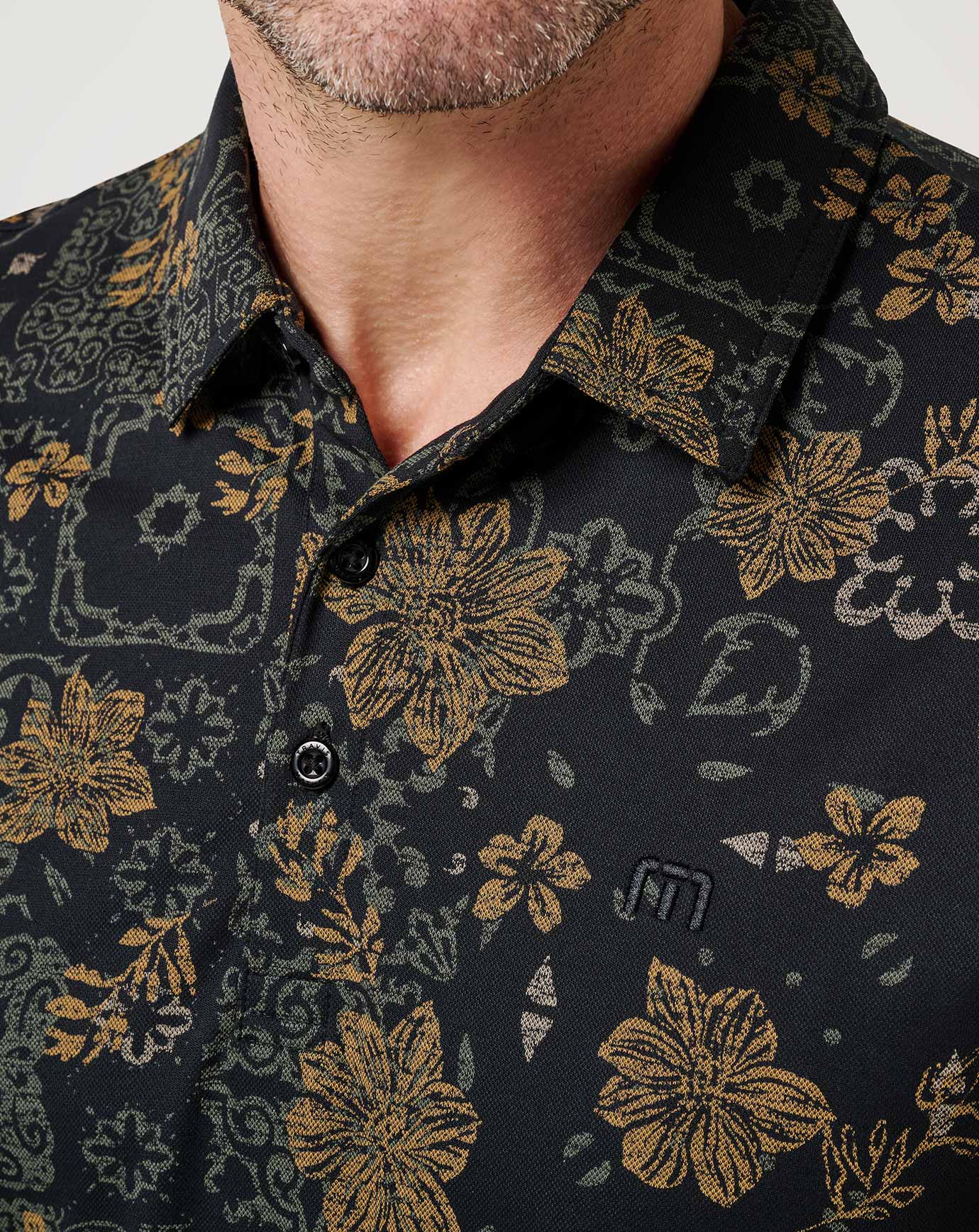 TravisMathew | Speaking My Language Polo - Black