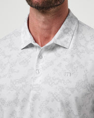 TravisMathew | Featherweight Steep Wave Polo - White