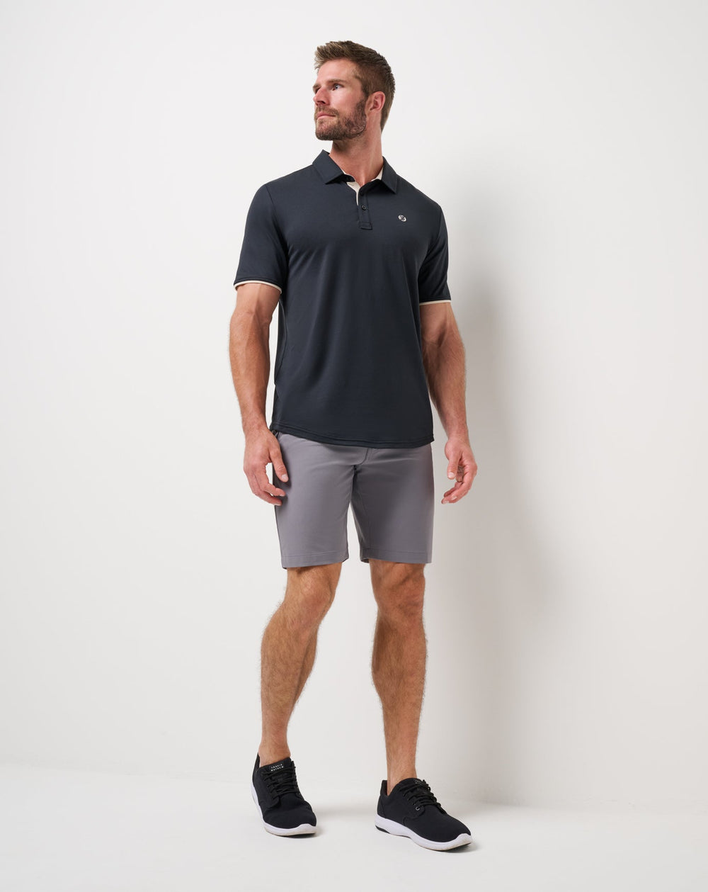 TravisMathew | Featherweight On The Grind Polo - Black