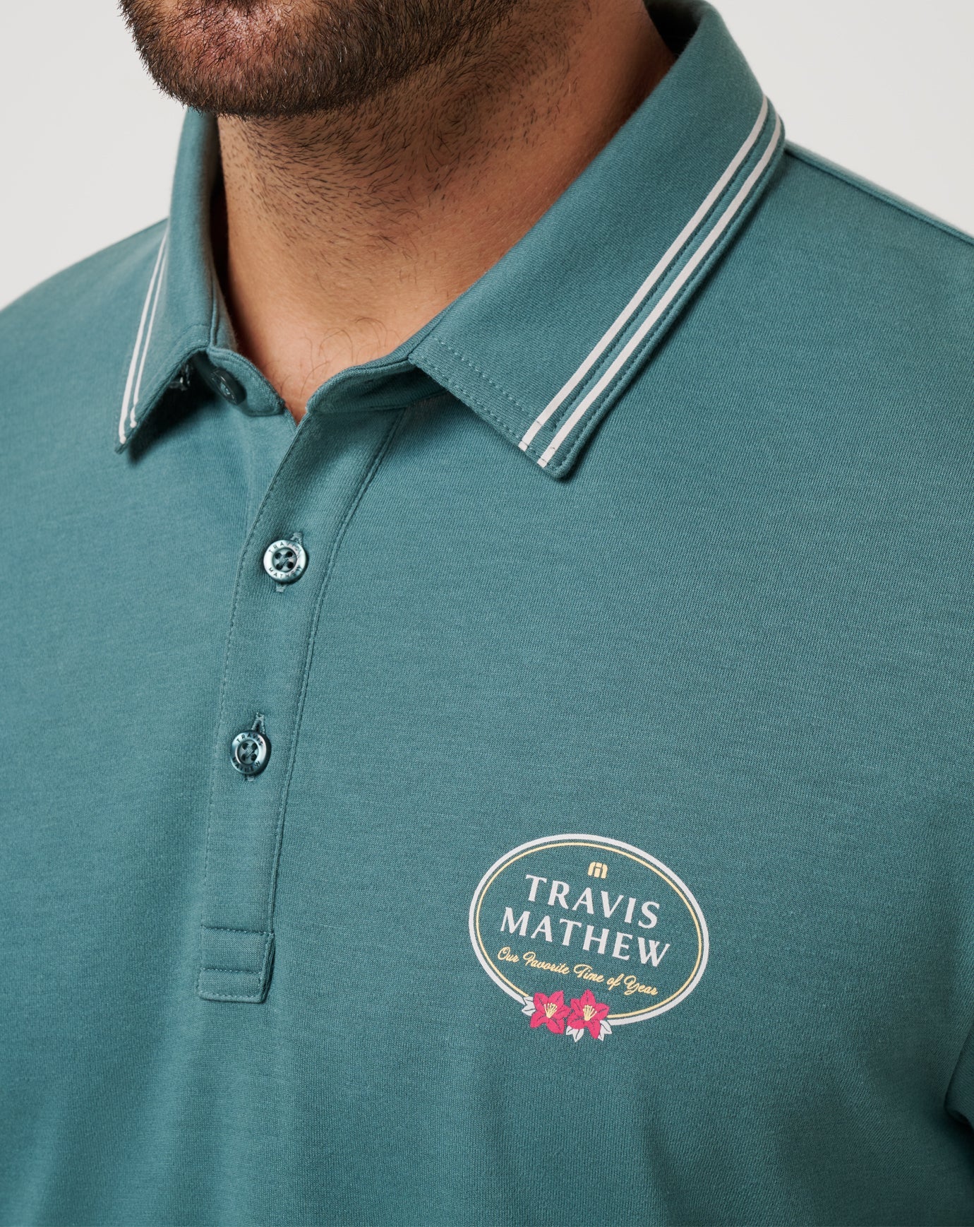 TravisMathew | Patron Parade Polo - Silver Pine