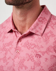 TravisMathew | Featherweight Steep Wave Polo - Dusty Rose