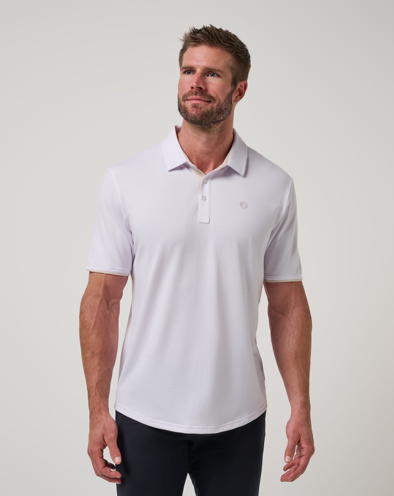 TravisMathew | Featherweight On The Grind Polo - White