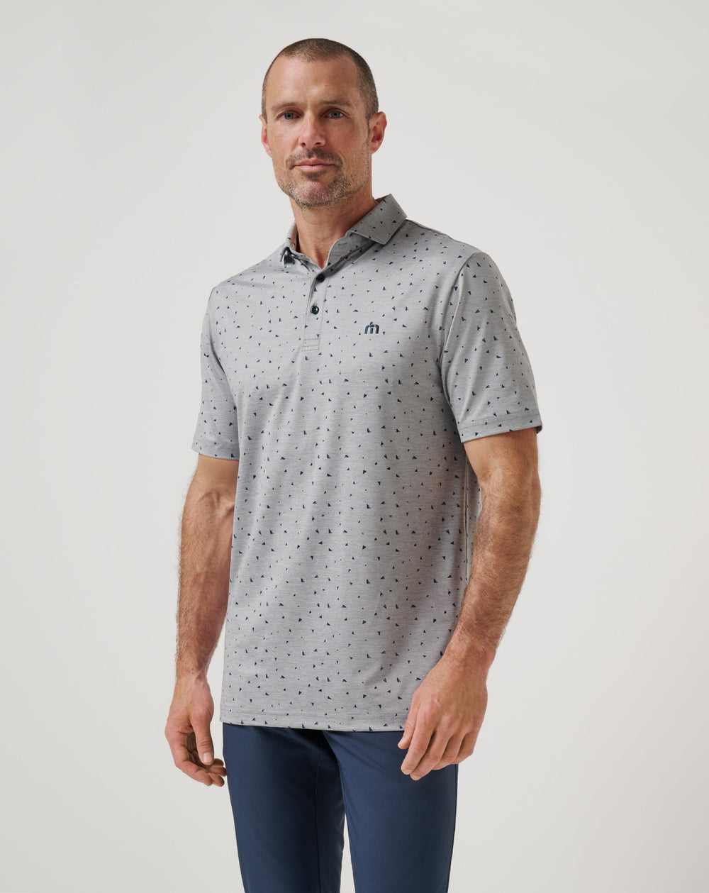 TravisMathew | Coffee House Polo - Heather Medium Grey