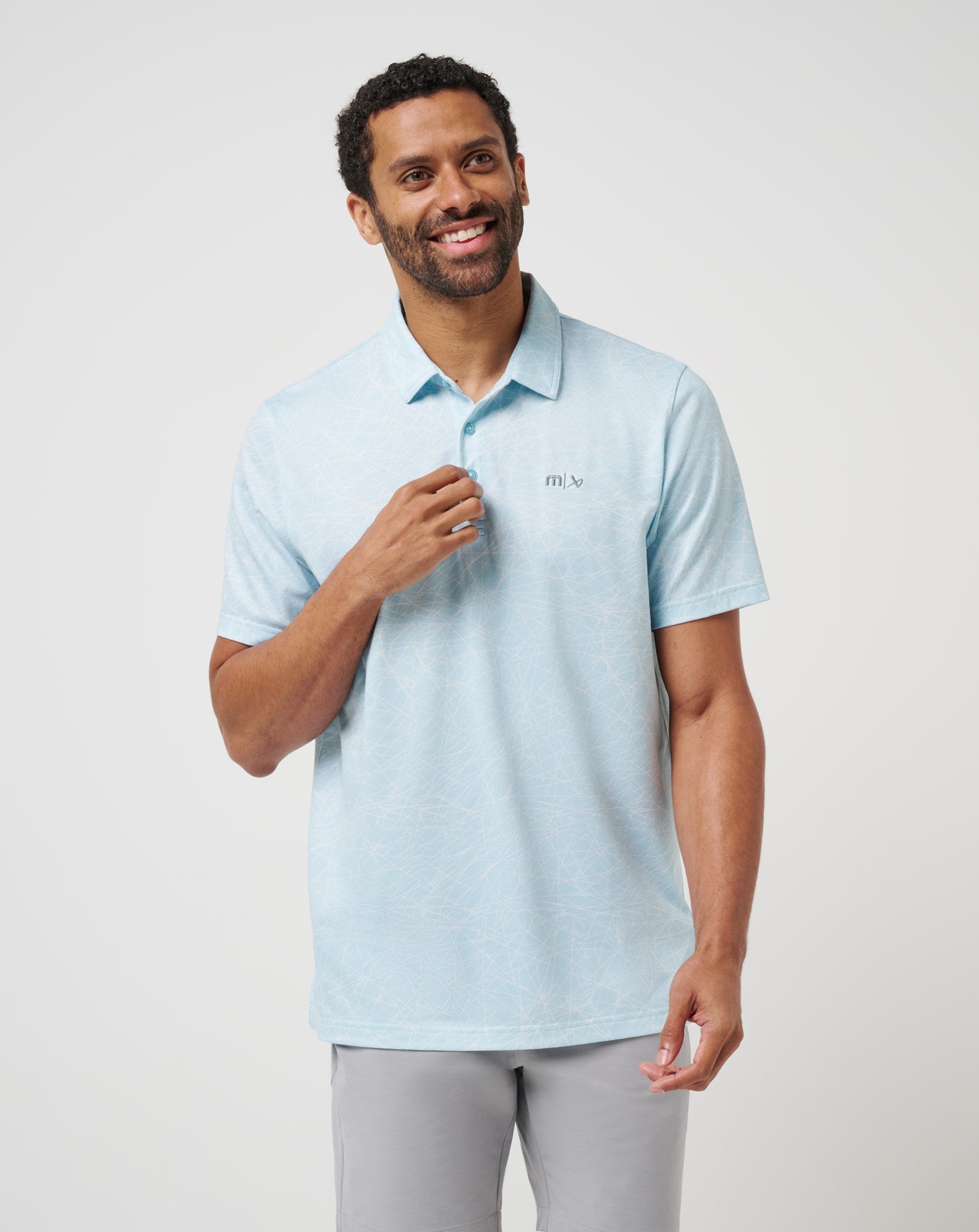 TravisMathew | Clean Ice Polo - Cory Blue
