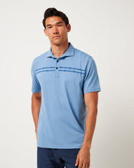 TravisMathew | Sunbeam Chest Stripe Polo - Pacific Coast