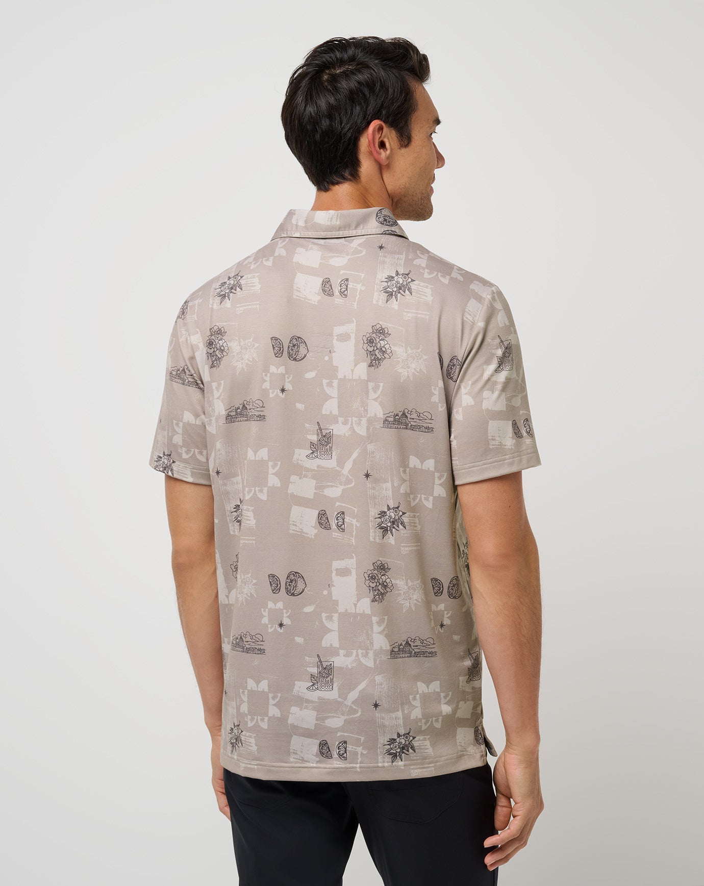 TravisMathew | Featherweight Spritz Polo - Island Fossil