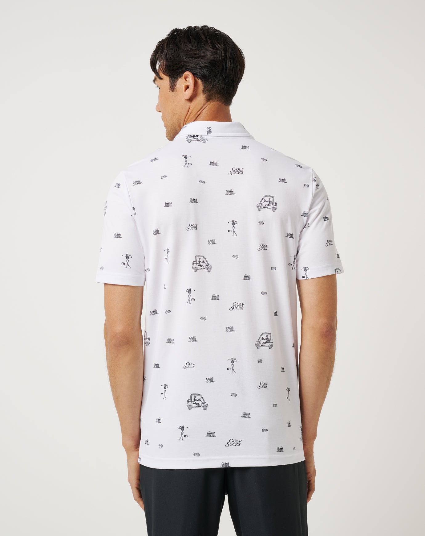 TravisMathew | Golf Sucks Polo - White