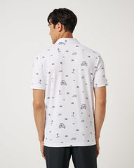 TravisMathew | Golf Sucks Polo - White