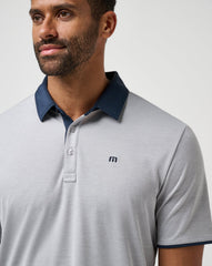 TravisMathew | Home Game Polo - Heather Light Grey