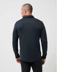 TravisMathew | Featherweight Long Sleeve Polo - Black