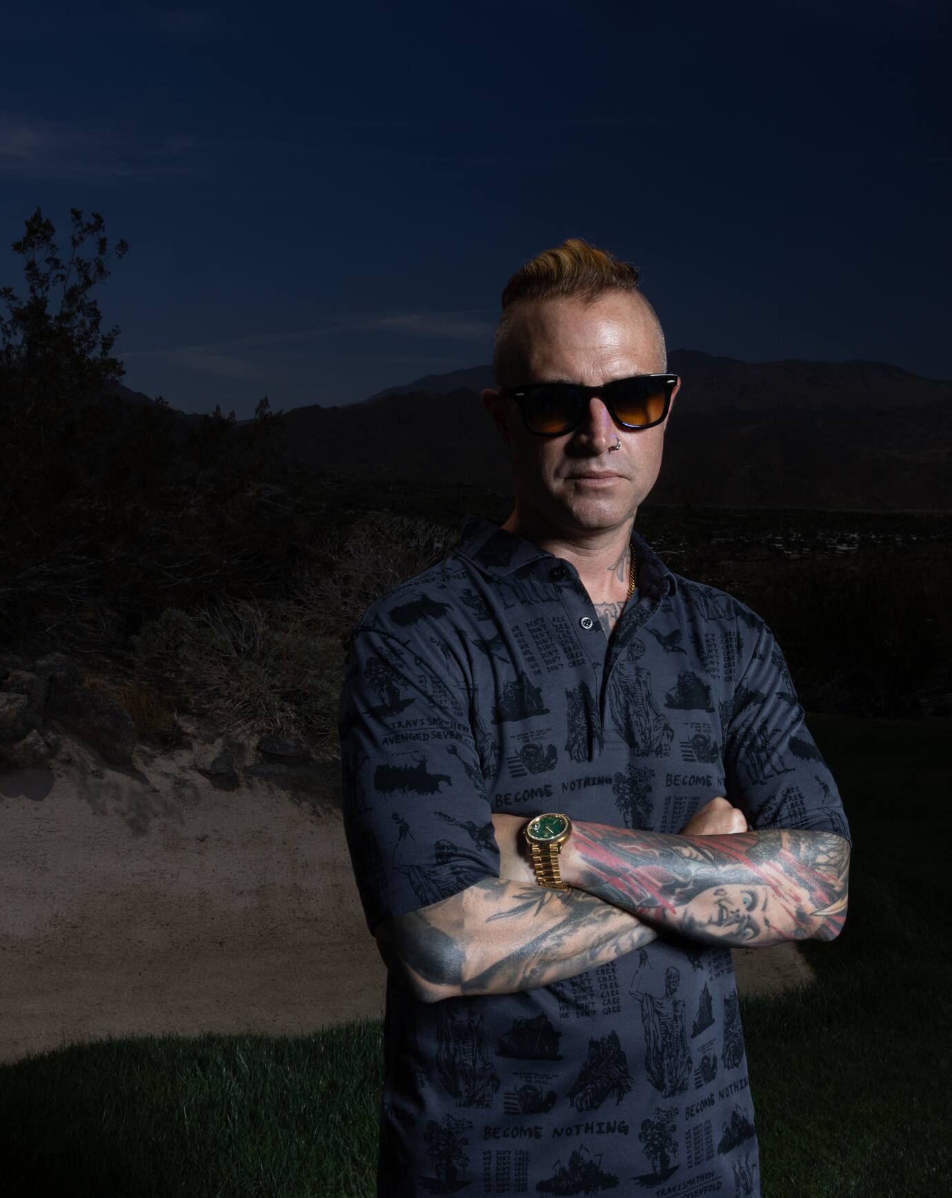 TravisMathew | Sound Check Polo - Grey/Black