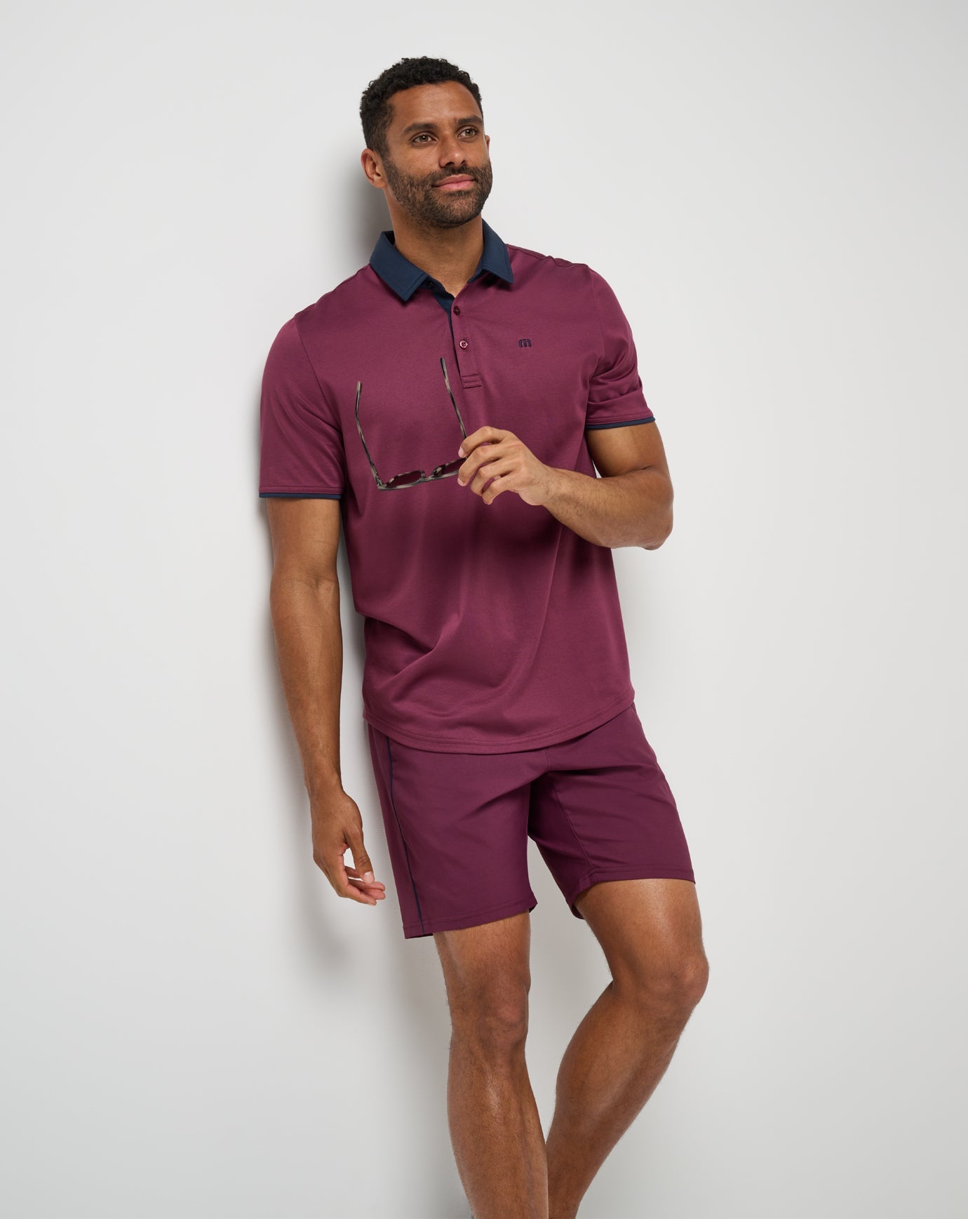 TravisMathew | Home Game Polo - Mauve Wine