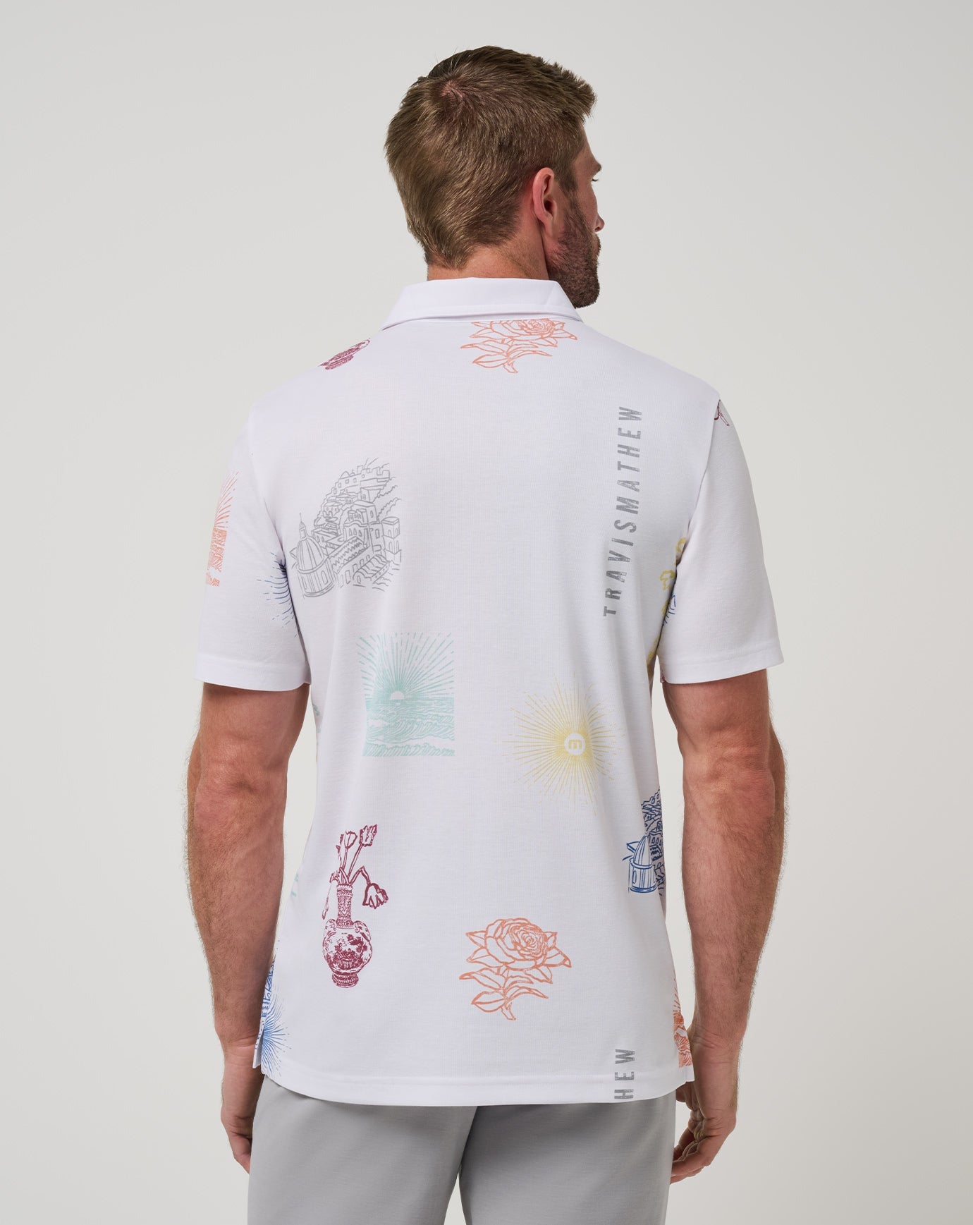 TravisMathew | Passport Polo - White