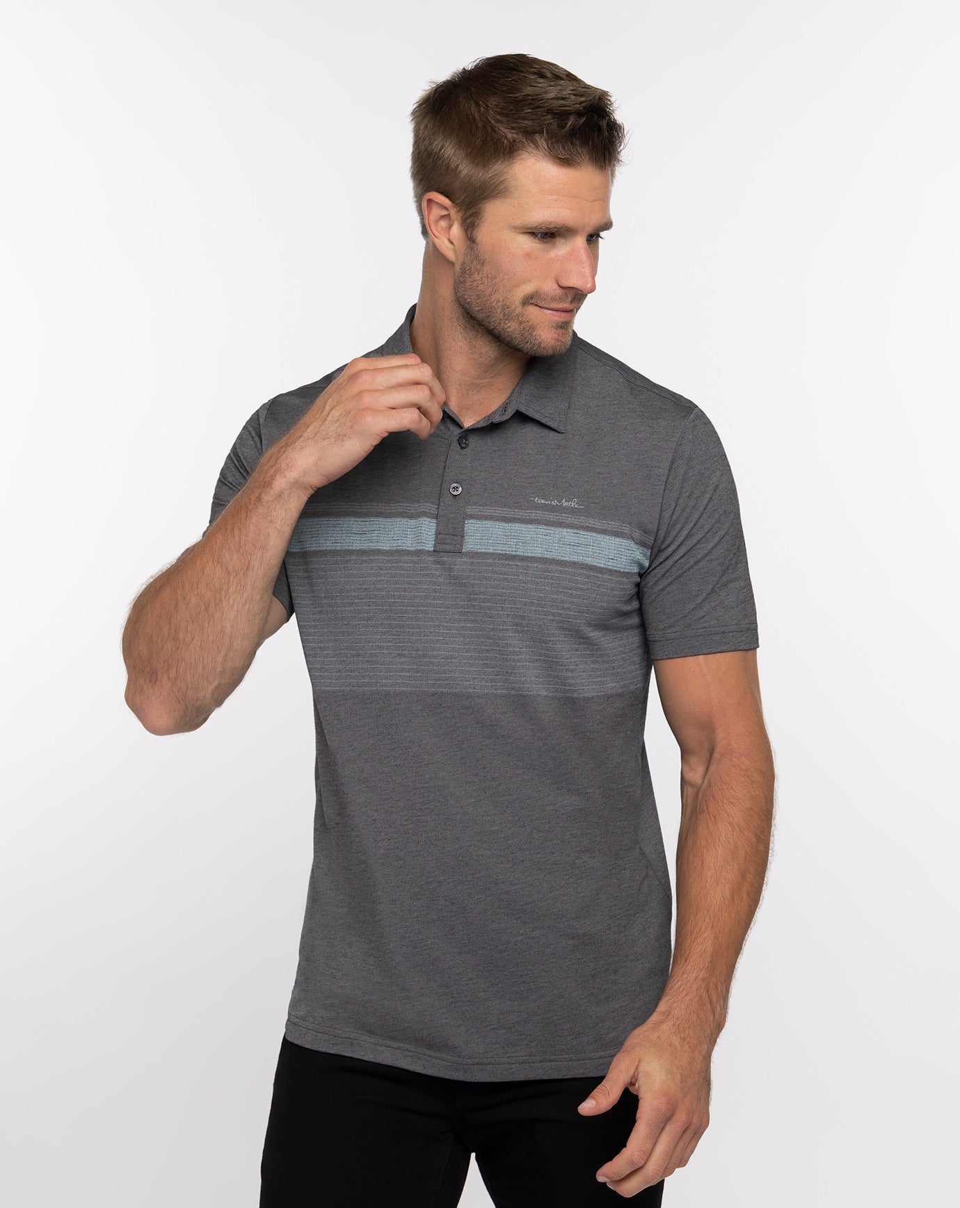 TravisMathew | Endless Horizon Polo - Heather Dark Grey