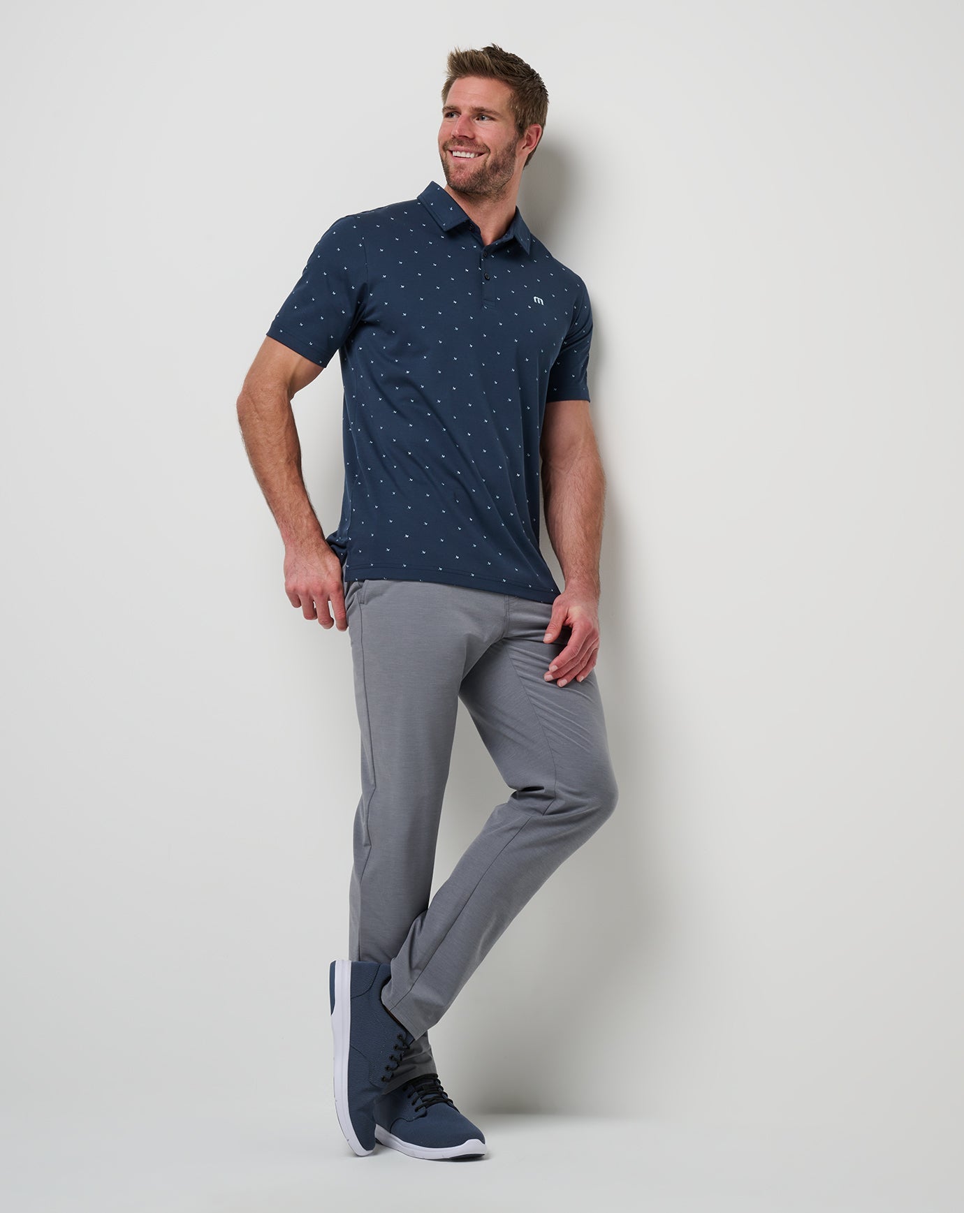 TravisMathew | On The Screws Polo - Total Eclipse