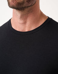 TravisMathew | Cloud Crew Long Sleeve Tee - Black