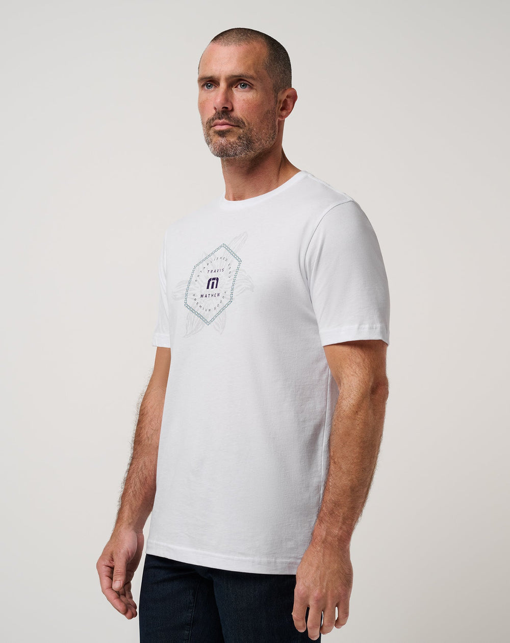TravisMathew | Money Talks Tee - White