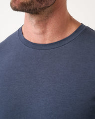 TravisMathew | Cloud Crew Long Sleeve Tee - Blue Nights