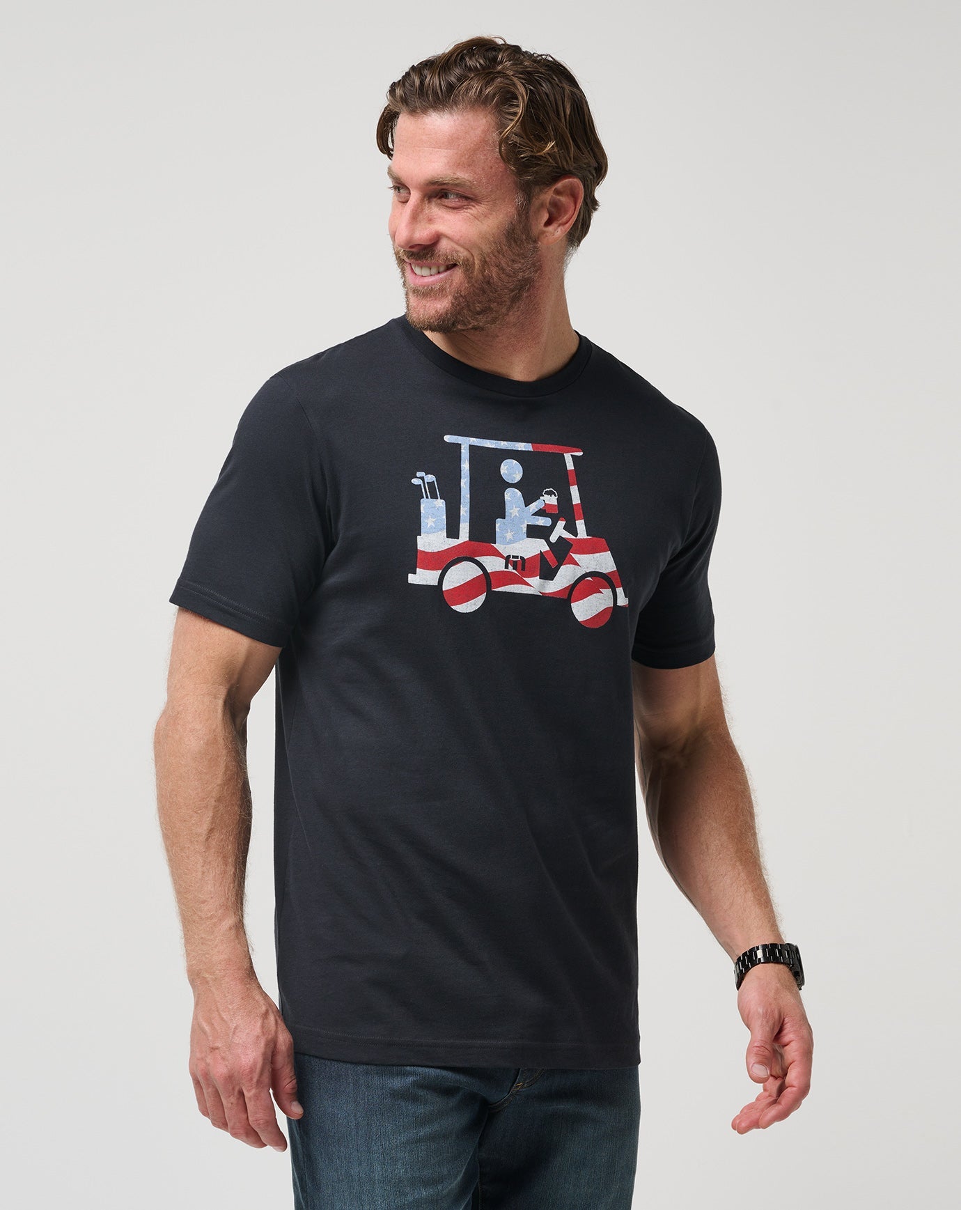 TravisMathew | Five K Day Tee - Black