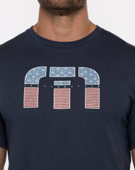 TravisMathew | Solar Flare Tee - Blue Nights