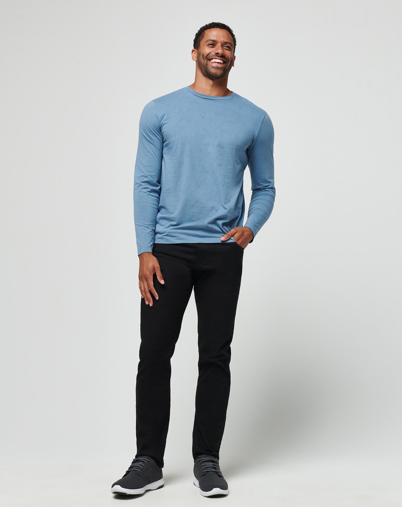 TravisMathew | Warmer Tides Long Sleeve Tee - Coronet